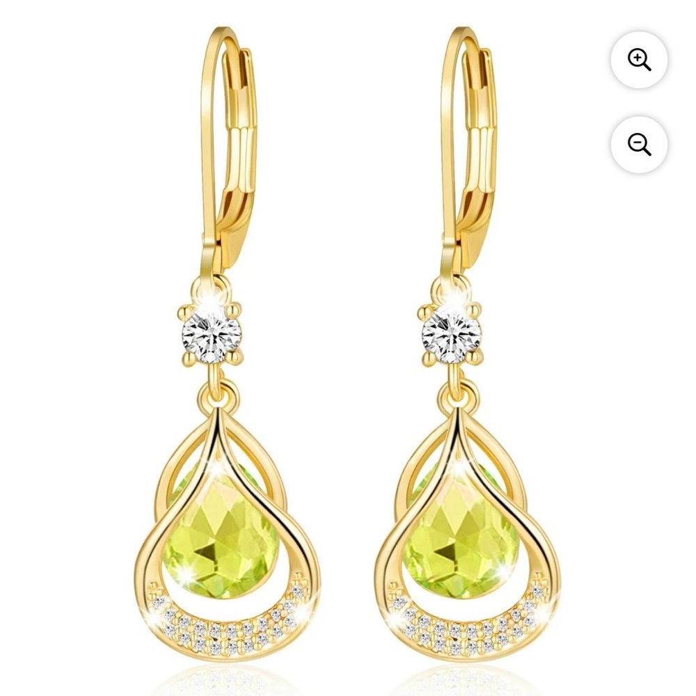 18K Gold Plated Teardrop Earrings